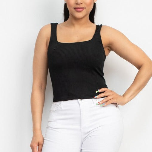 Love to Layer Solid Ribbed Tank Top
