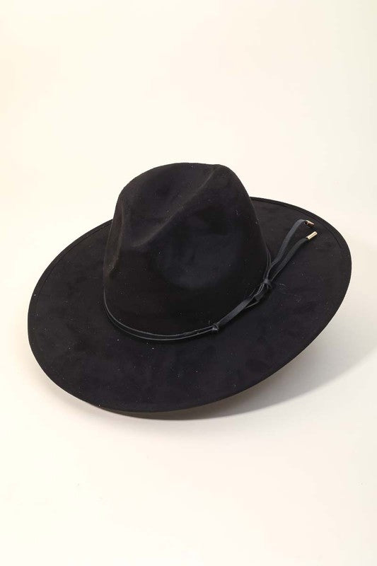 Wild West Fedora Hat (Black)