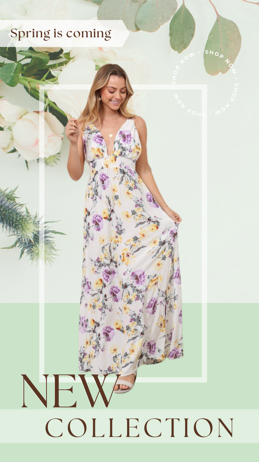 Walk Of Nature Floral Maxi Dress