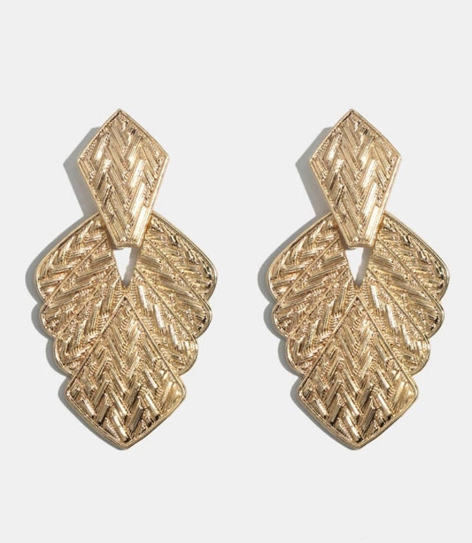 Gold Statement Earrings