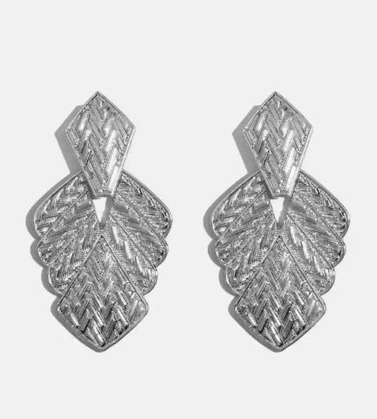 Silver Statement Earrings