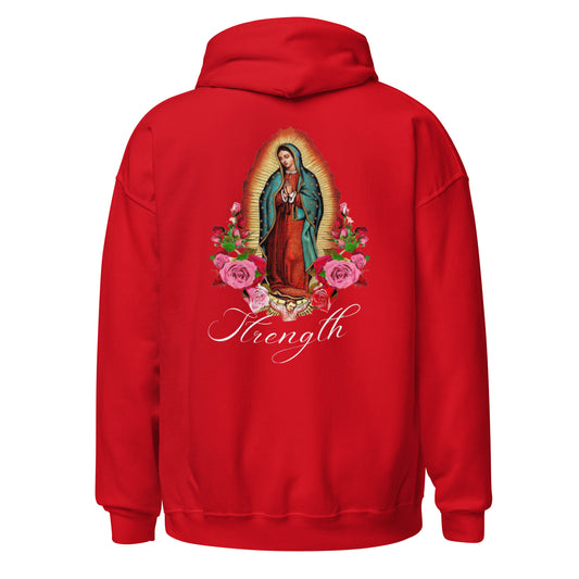 Virgin Mary Strength Unisex Hoodie