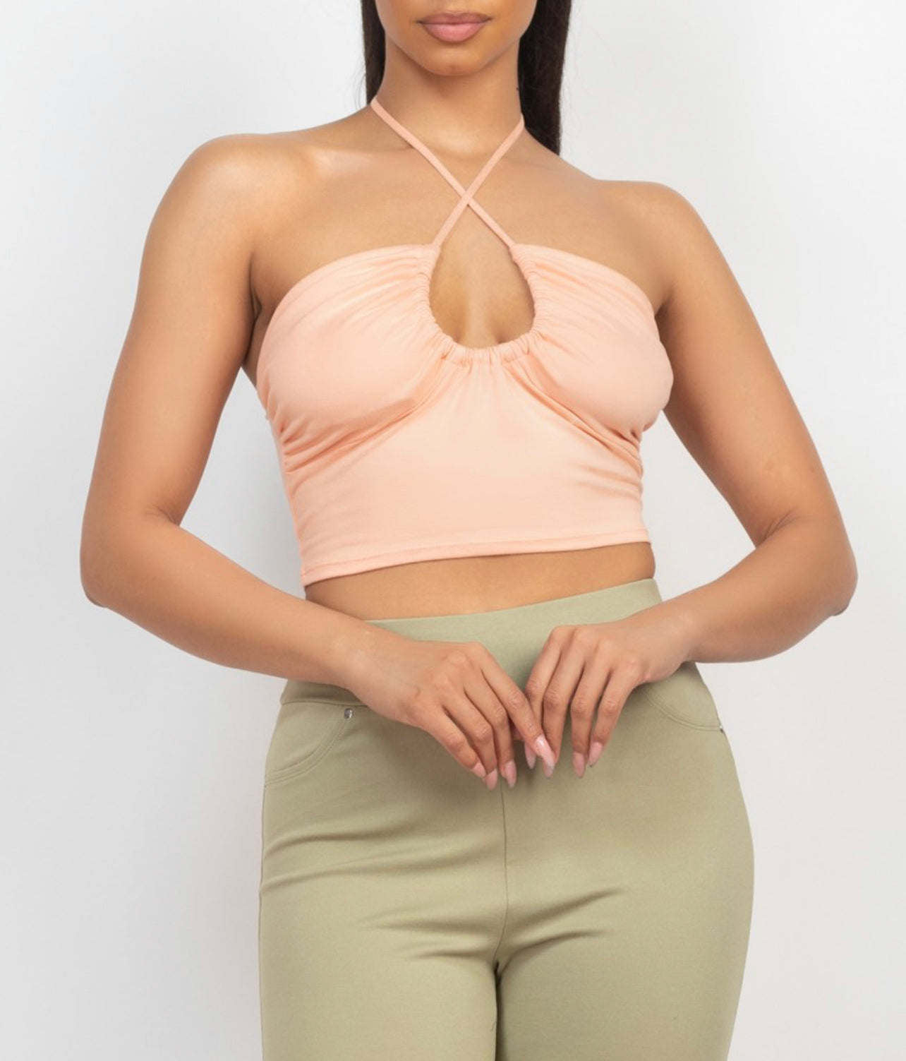 Darling Baby Halter Crop Top (4 Color Options)