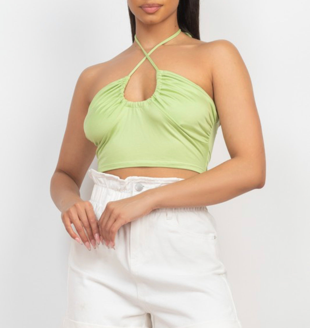 Darling Baby Halter Crop Top (4 Color Options)