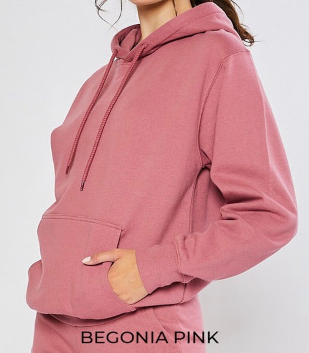 I Just Wanna Chill Fleece Hoodie Jogger Set (3 Colors)