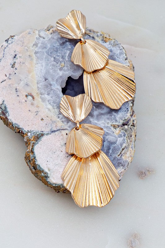 "Bora Bora" Shell Drop Earrings