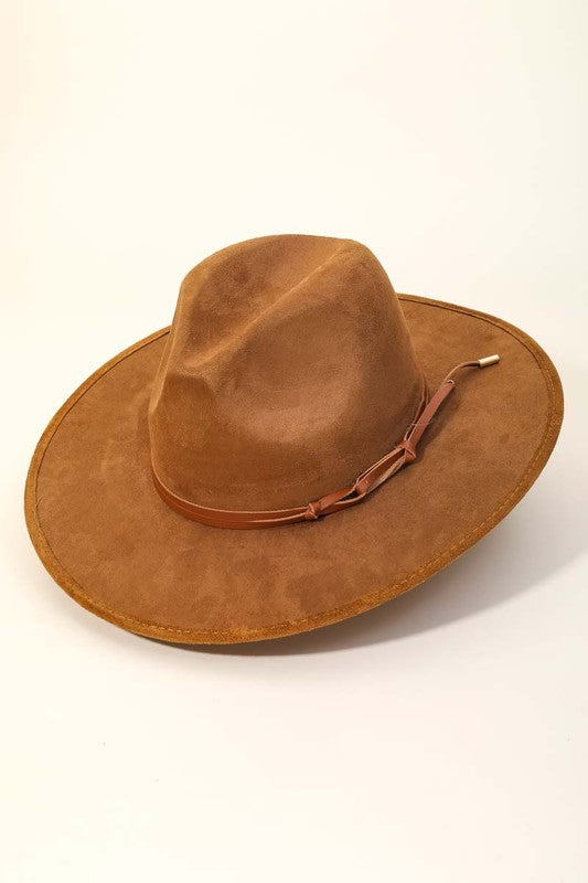 Wild West Fedora Hat (Tan)