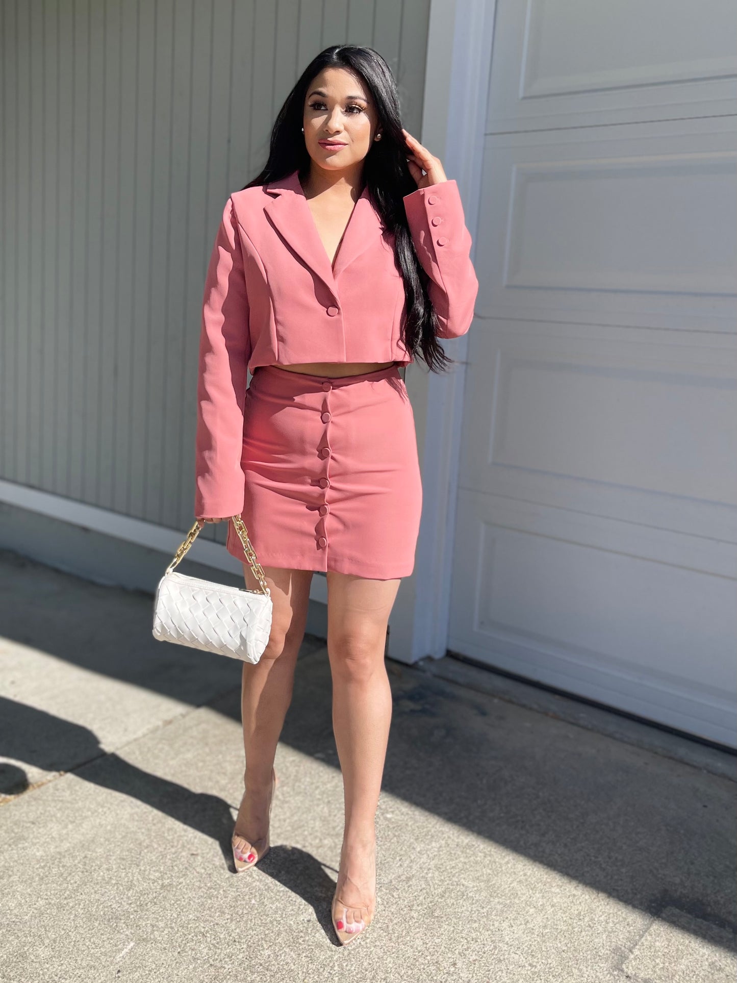Isabel Two Piece Cropped Modern Suit