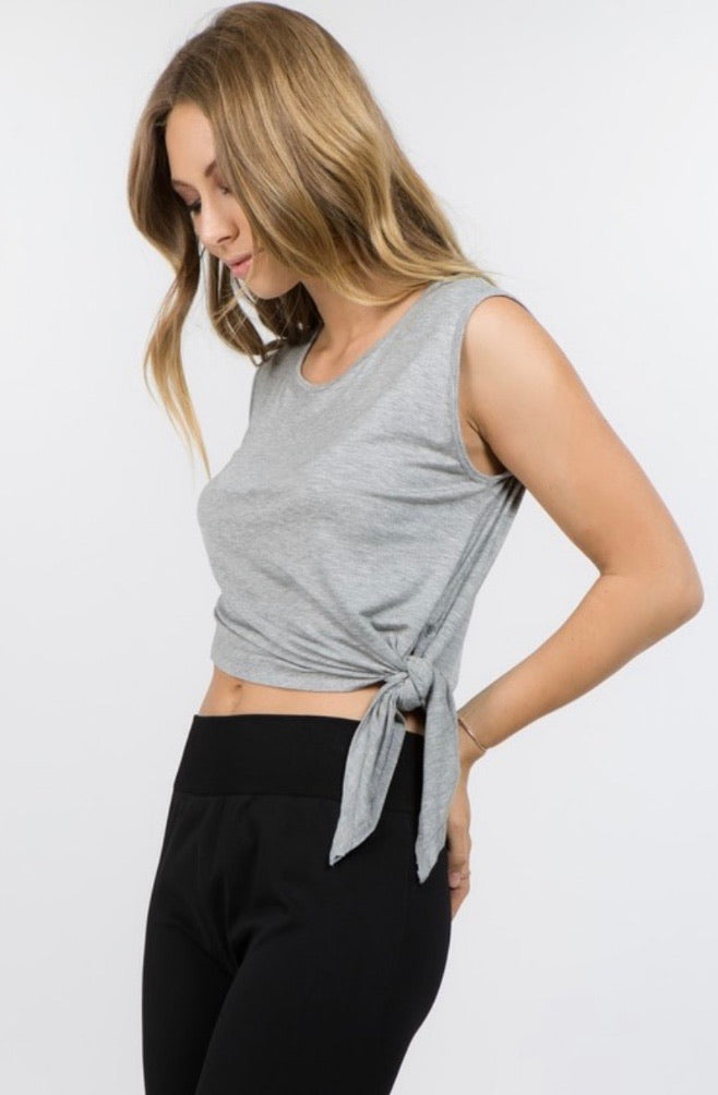 “Your Everyday Knit Top" (grey)