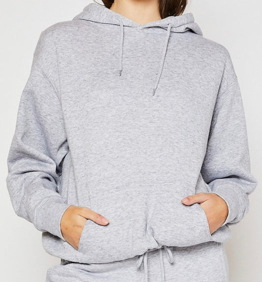 Boyfriend Oversized Hoodie (light heather grey)