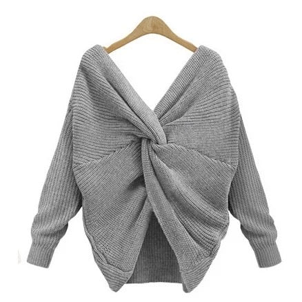 Hailey Knot High & Low Sweater
