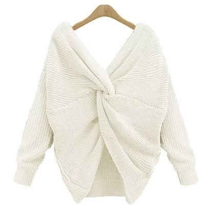 Hailey Knot High & Low Sweater