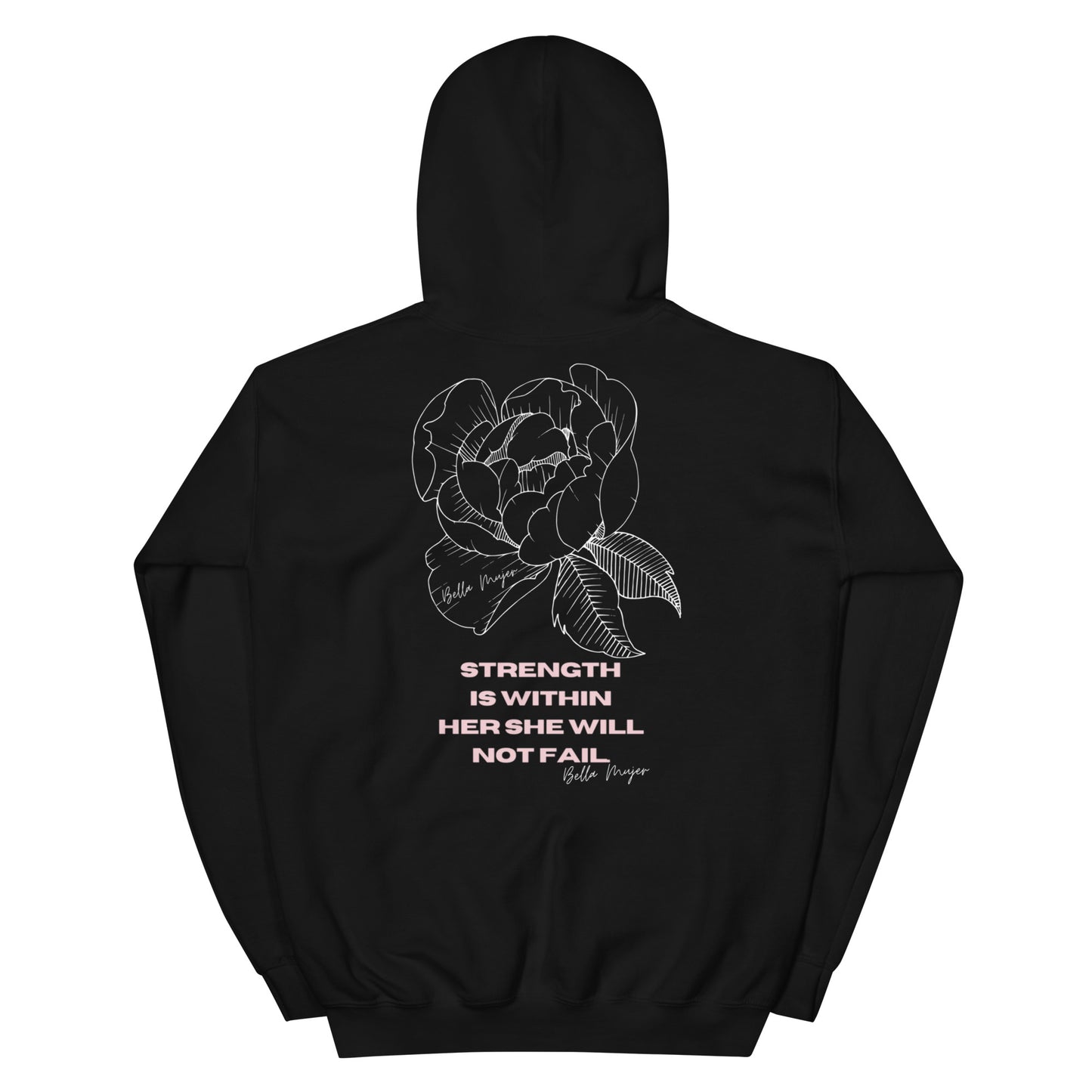 Bella Mujer Durable Cotton Unisex Hoodie - 3 Color Options